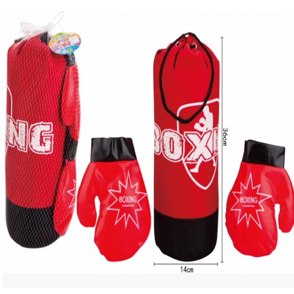 Sportski set boks džak i rukavice N805A crveni 52024