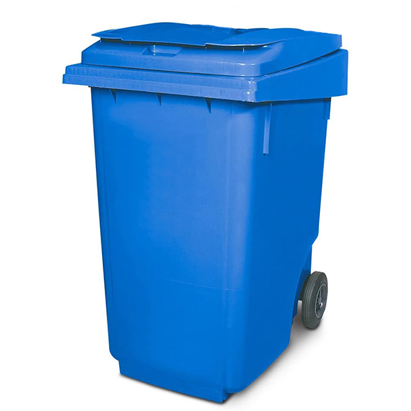 Dvorišna kanta za smeće 360l Urban plava 5015-360