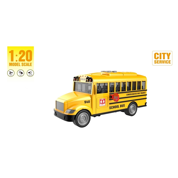 Školski autobus 1:20 sa zvukom i svetlima 47199