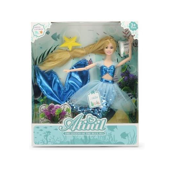 Lutka plava sirena Atinil 915786