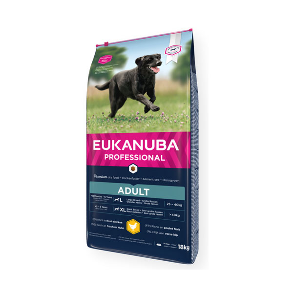 Hrana za pse velikih rasa piletina 18kg Adult Eukanuba EUK4005980