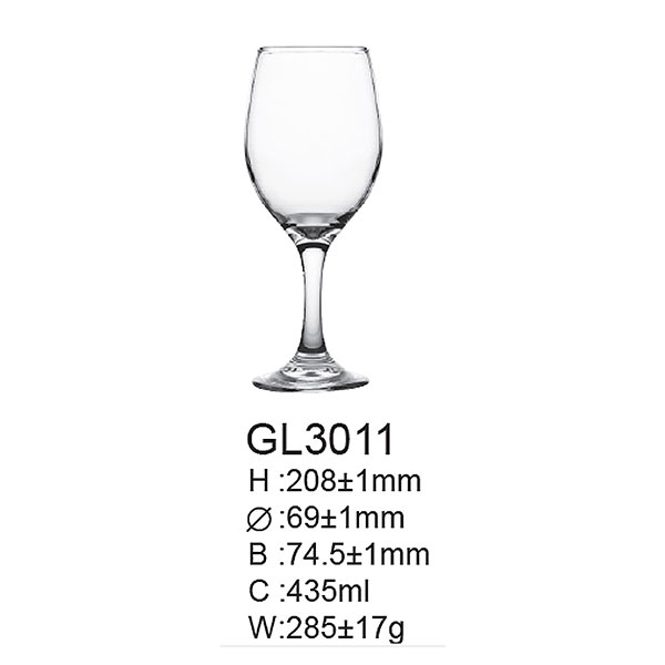 Staklena čaša za vino 435 ml 6/1 Vinka GL3011