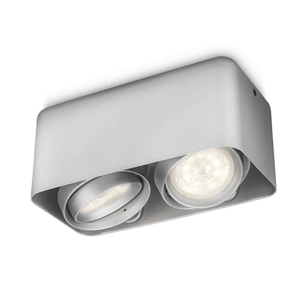 Reflektorska lampa Afzelia plate/spiral aluminium Philips 53202/48/16