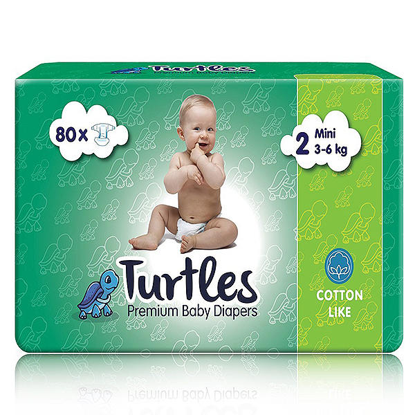 Pelene za bebe Turtles Baby MINI 2