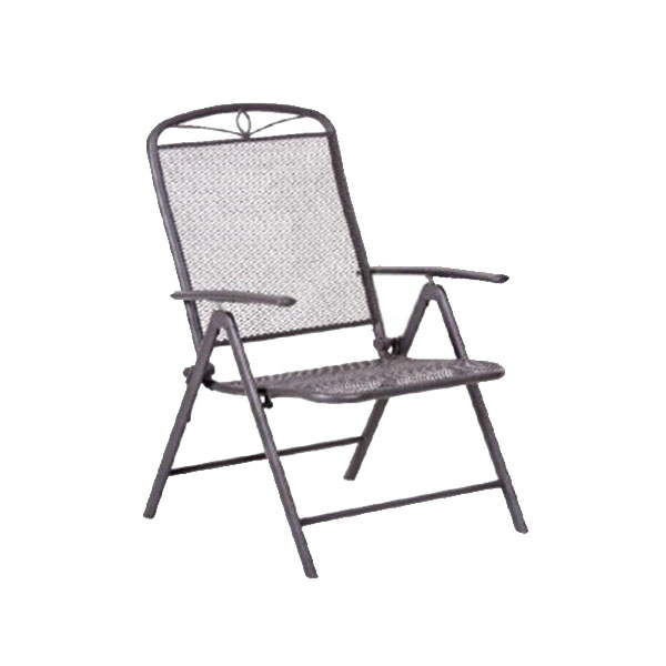 Baštenska stolica metalna Alba siva 060348-613826 