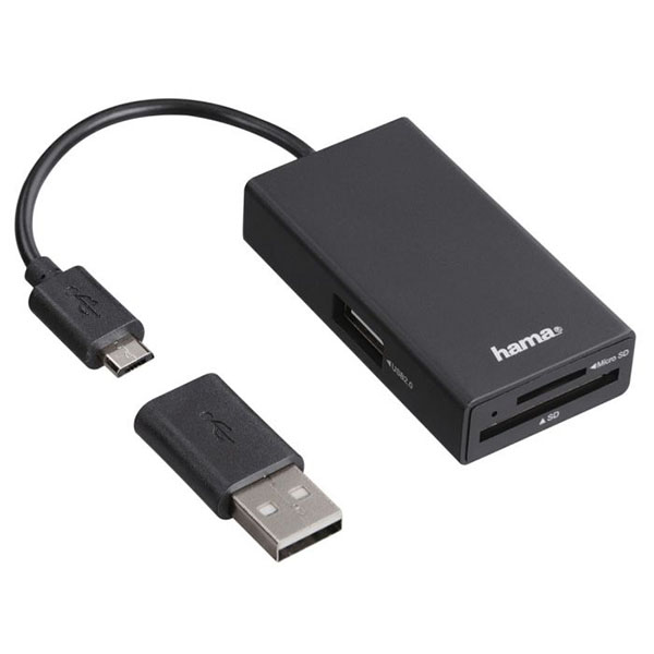 Čitač kartica za telefon/tablet/PC USB 2.0 OTG HAMA 54141