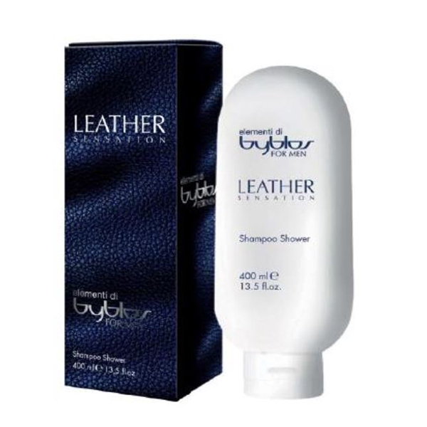 Muški gel za tuširanje i šampon 2u1 400ml Leather BYBLOS BYM4002