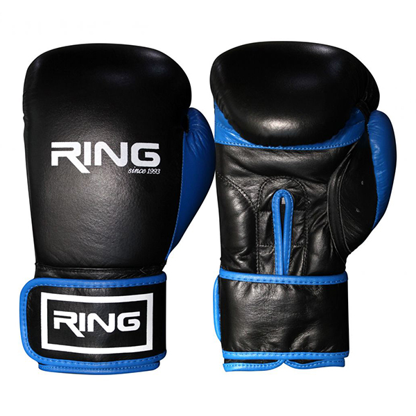 Rukavice za boks kožne RING RS 3211-12 blue