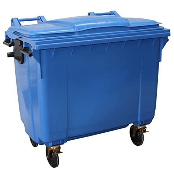 Plastični kontejner 770l ravan poklopac plava 5015-7