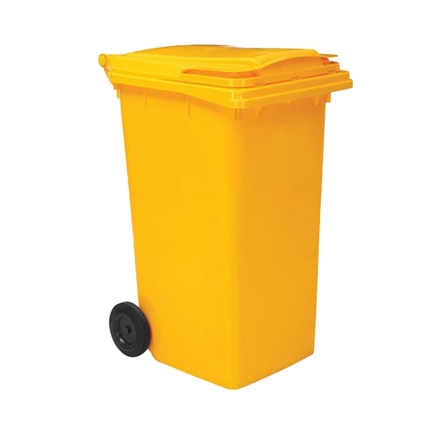 Dvorišna kanta za smeće 240l Standard žuta 1018 PL240 GP0371