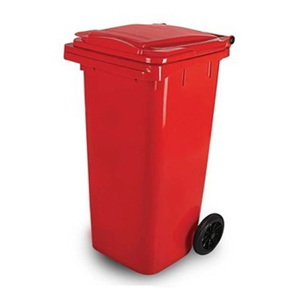 Dvorišna kanta za smeće 240l Standard crvena 3020 PL240