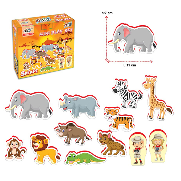 Set Mini safari 12kom interaktivne Akar Jagu 497047