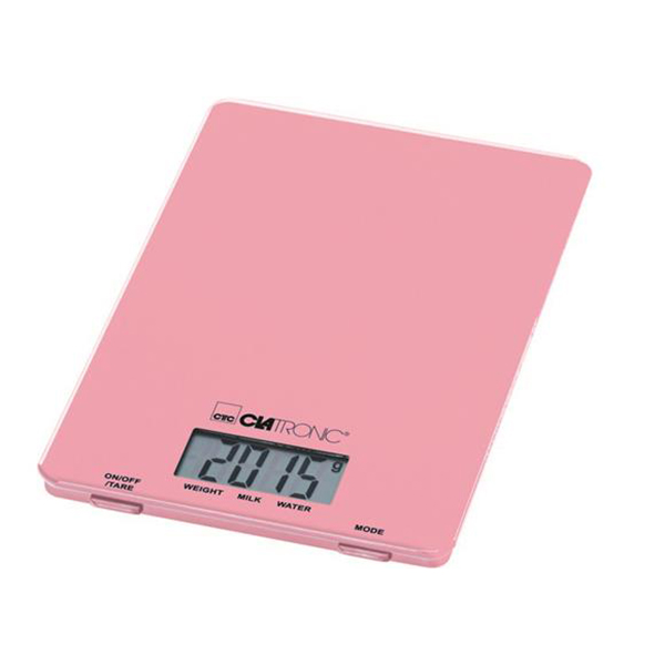 Kuhinjska vaga 5kg LCD roze Clatronic KW 3626 PINK