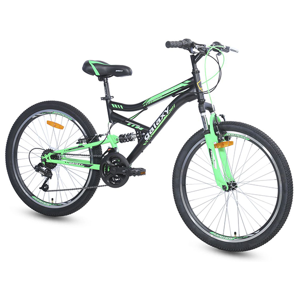 Bicikl Focus 400 24 inča crna/zelena MAT Galaxy 650044