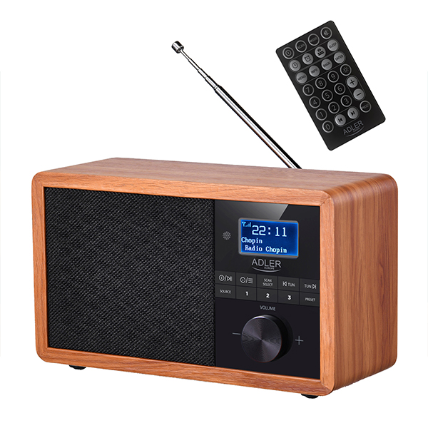 Radio retro DAB BT Adler AD1184