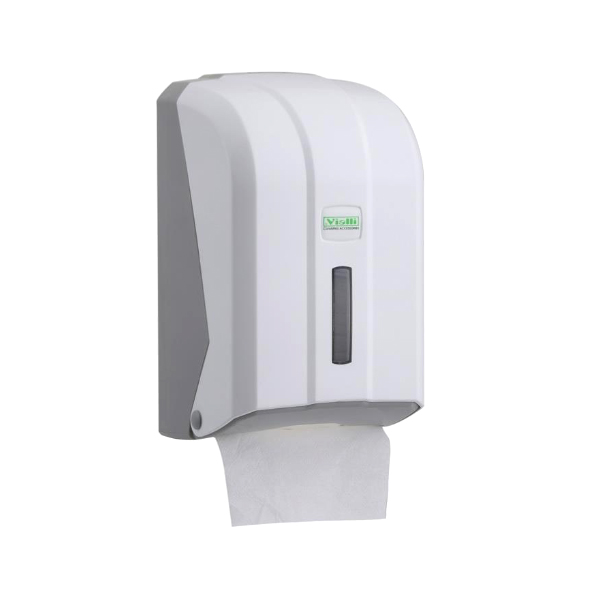 Držač C-V toalet papira u listićima beli K6C Vialli 222054