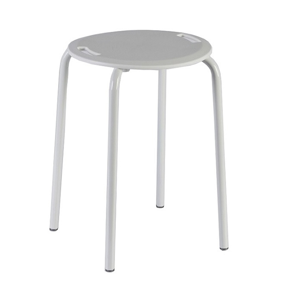 Stolica za tuš bela KV1801 čelik-plastika Primanova 224017