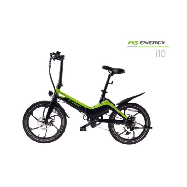 Električni bicikl black i10 green MS Energy 1200565