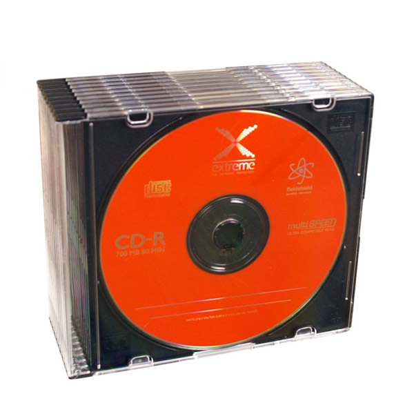 Prazni CD 700 MB 10 kom tvrdo pakovanje Extreme CD-R2038