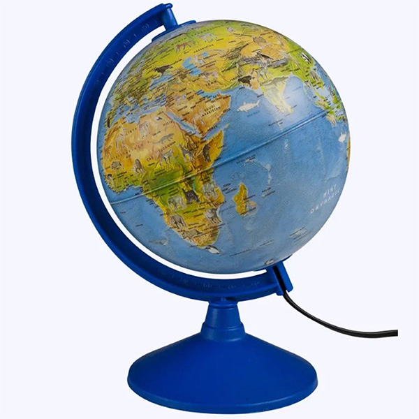 Svetleći globus sa životinjama 20 cm GYHVDA 34816