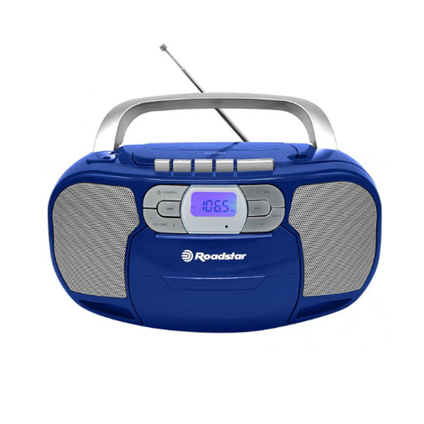 Prenosivi CD radio kasetofon plavi Roadstar RSRCR4635UMPBL