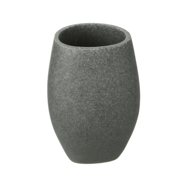 Čaša za četkice Poliresin kamen siva Stone 5Five 116787