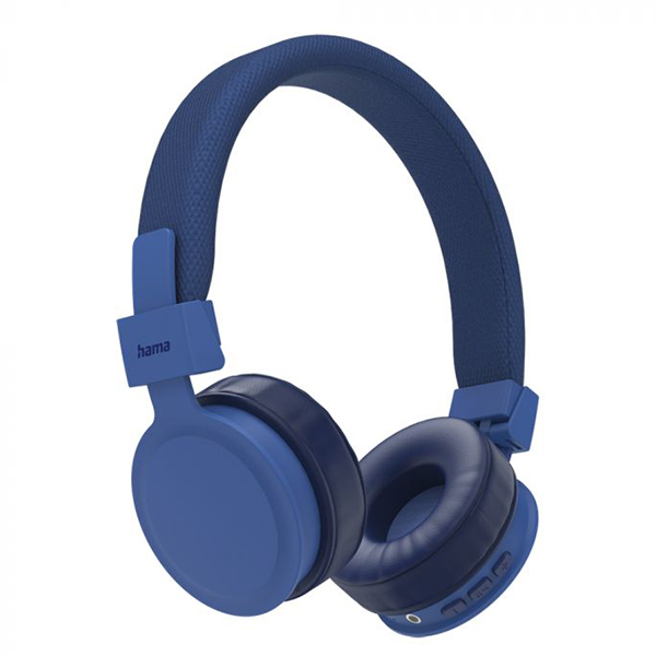 Stereo sklopive slušalice sa mikrofonom plave Freedom Lit Hama 184086