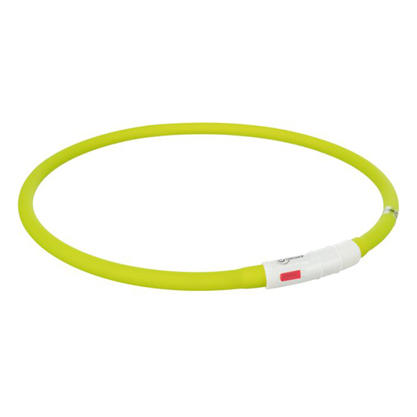Svetleća ogrlica USB zelena Trixie 12648