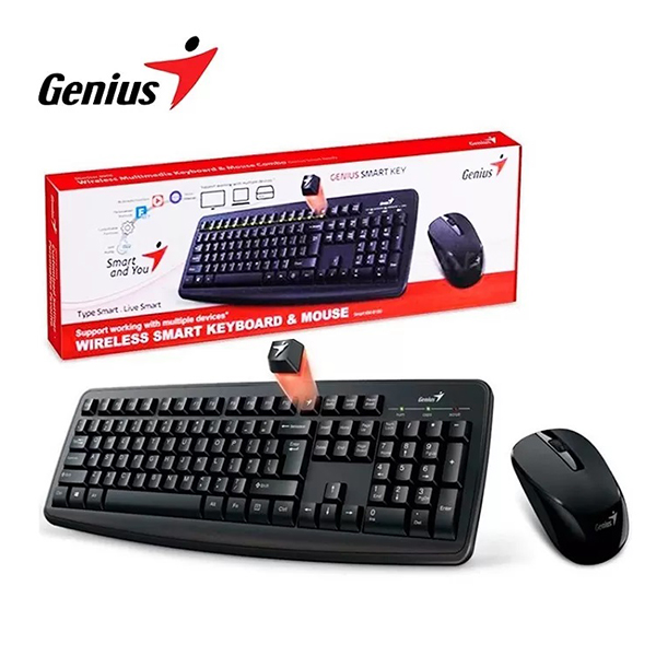 Set tastatura i miš Smart KM-8100 BLK USB US Genius 31340004400