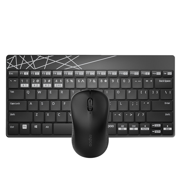 Komplet bežična tastatura i miš combo set crni 8000M Rapoo TAS00992