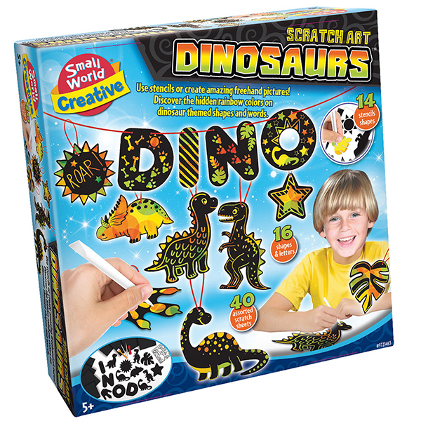 Kreativni set ogrebi sliku dinosaurusa Creative Toys 37264