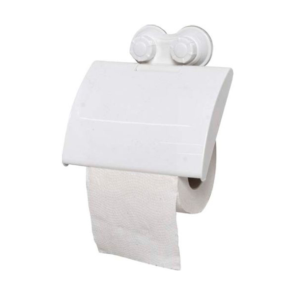 Zidni držač toalet papira vakuum 15,2x3,8x16cm PP beli Tendance 9701100