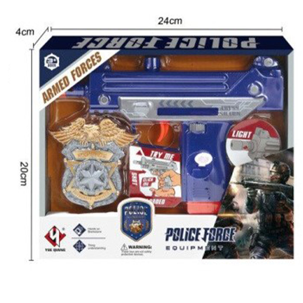 Policijski set pištolj i značka Police Force 912327