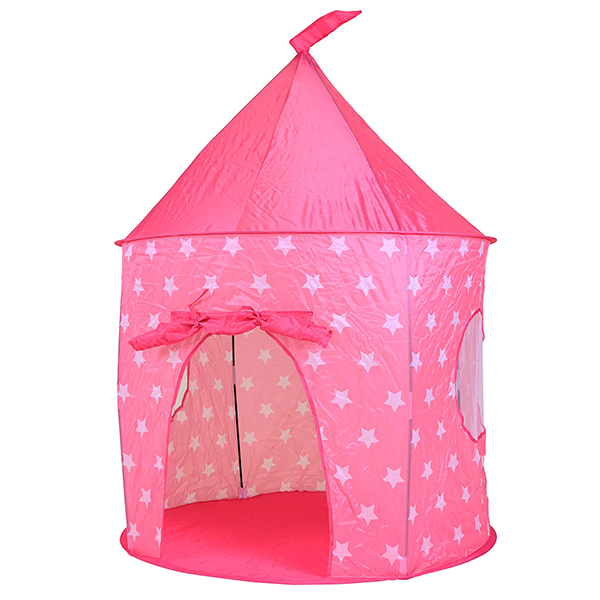 Šator za decu 105 x 135 cm sa zvezdicama belo-roze Knorr 555428