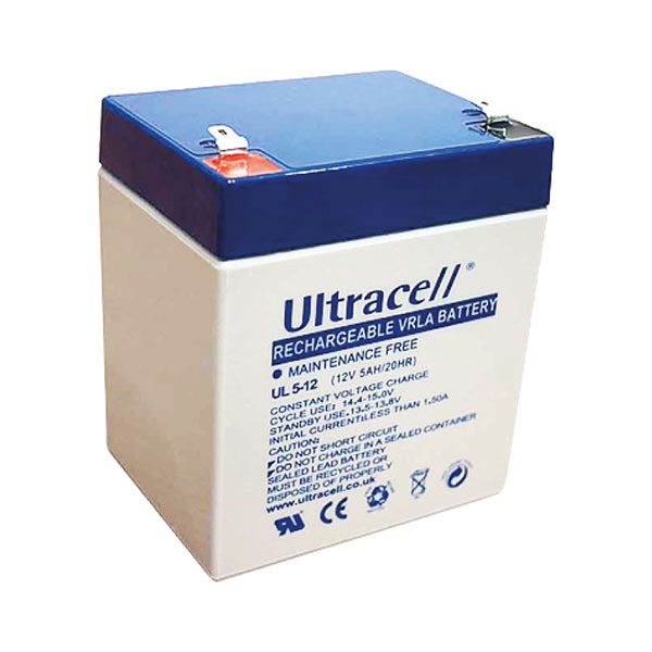 Žele akumulator Ultracell 5 Ah 12V/5,0-Ultracell