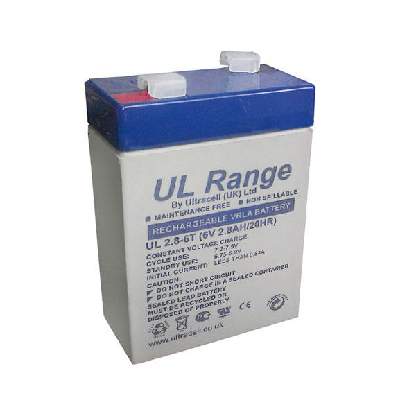 Žele akumulator Ultracell 2,8 Ah 6V/2,8Ah-Ultracell