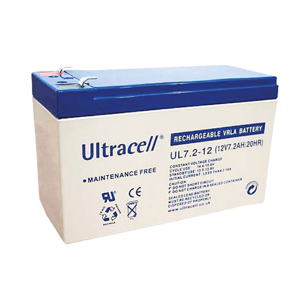 Žele akumulator Ultracell 7,2Ah 12V/7,2-Ultracell