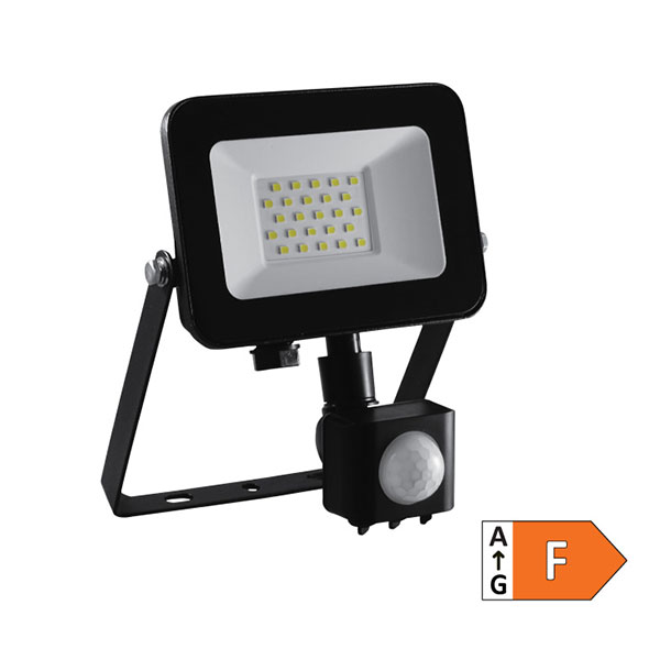 LED reflektor sa PIR senzorom 20W Prosto LRF024SW-20W/BK