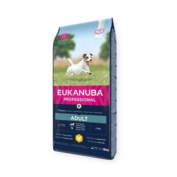 Hrana za pse malih rasa piletina 18kg Adult Eukanuba EUK4005978