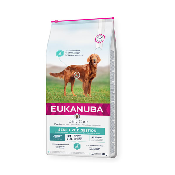 Hrana za pse sa osetljivim stomakom 12kg Adult Daily Care Eukanuba EUK4006002