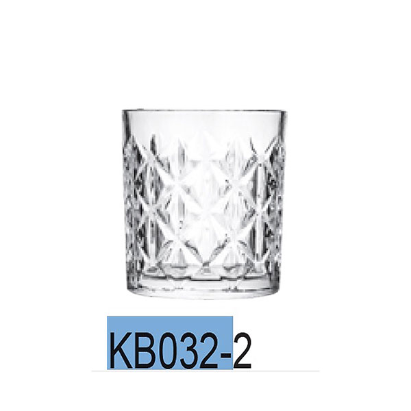 Staklena čaša za viski i jaka pića 340 ml 6/1 Square Diamond DSKB032-2