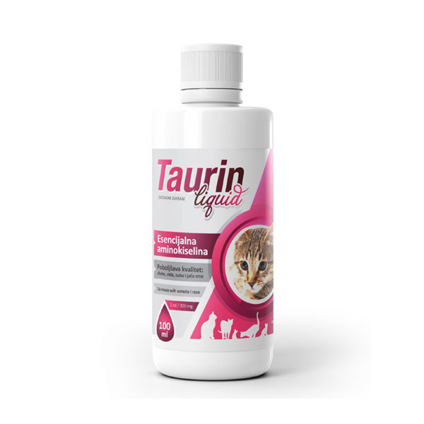 Suplement za mačke Taurin kapi Interagrar Taurin Liquid 100 ml