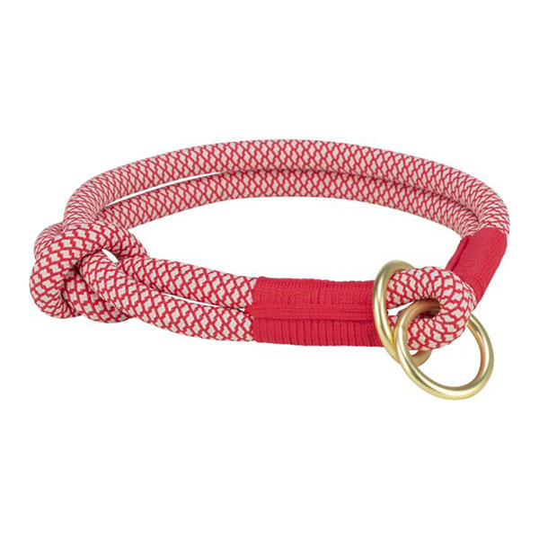 Poludavilica soft rope L-XL 55cm/10mm crveno-bež Trixie 04DAVT1984803