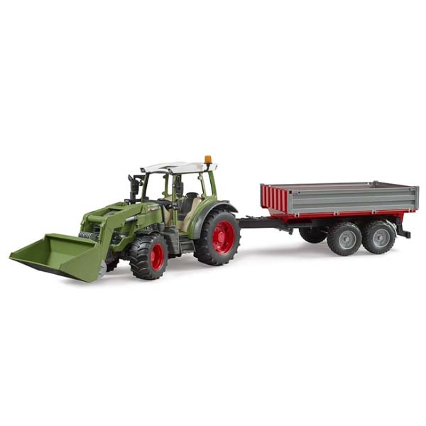 Traktor Fendt Vario 211 sa prikolicom i utovarivačem 021825