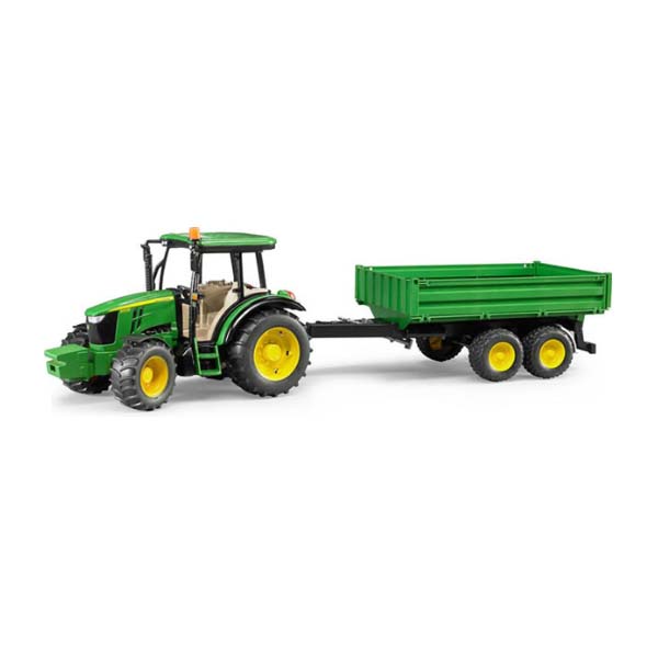 Traktor John Deere 5115M sa prikolicom 021085