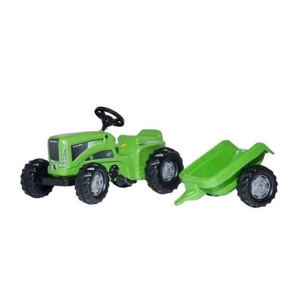 Traktor Rollykiddy Futura sa prikolicom zeleni 620005