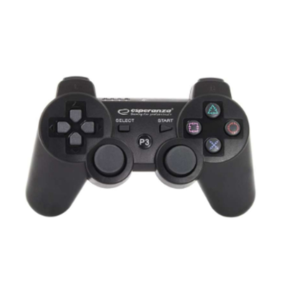 Bežični gamepad 2,4GHZ PS3 USB crni Esperanza EGG109