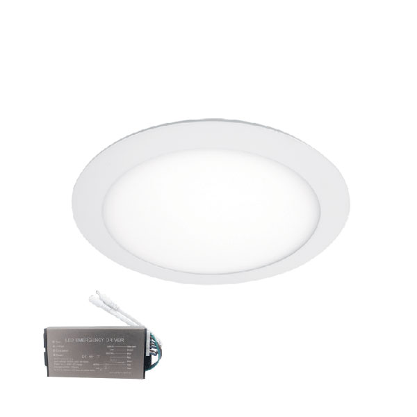 Ugradni Led panel okrugli 16W 6500K IP65 sa panik blokom Elmark 99LED616IP65CWE