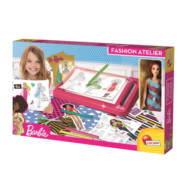 Atelje sa lutkom Barbie Fashion Lisciani 49039