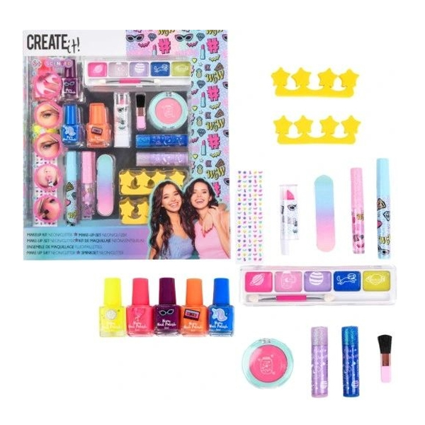 Set za ulepsavanje Neon/Glitter Create  it! 55851